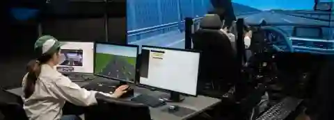 Using VR-Based Driving Simulators to Study People