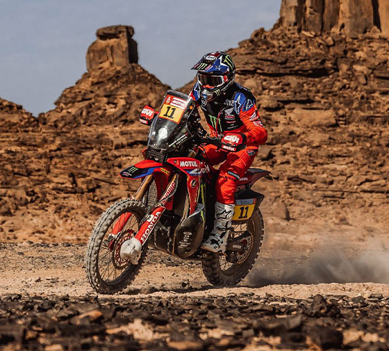 Second victory for Nacho Cornejo. Monster Energy Honda Team well-positioned to contest the final Dakar stages