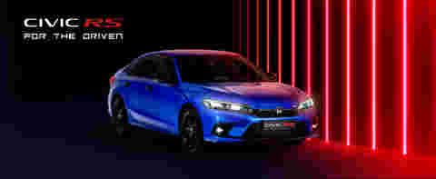 All-New Honda Civic RS combines heritage and technology in an attractive, well-rounded, and modern package