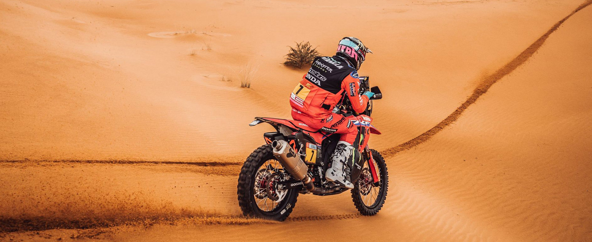 First stage win for the Monster Energy Honda Team at the 2022 Dakar First stage win for the Monster Energy Honda Team at the 2022 Dakar
