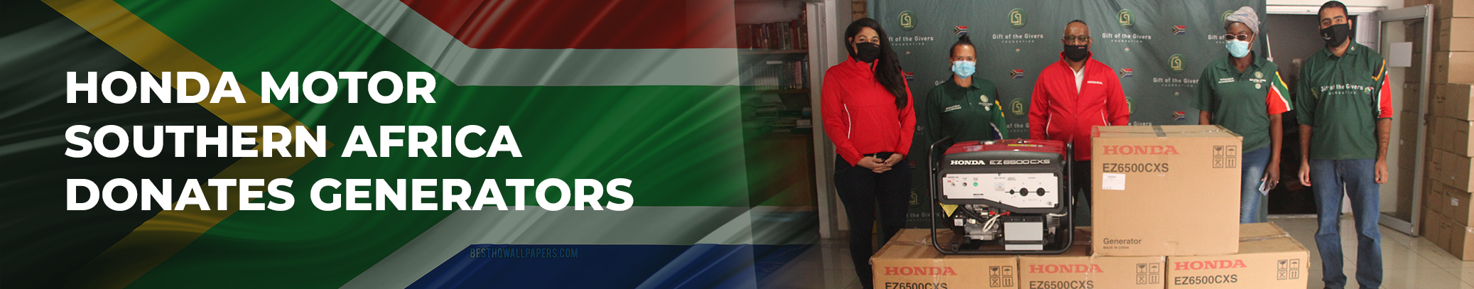 Honda Motor Southern Africa donates generators to support SA health services Honda Motor Southern Africa donates generators to support SA health services