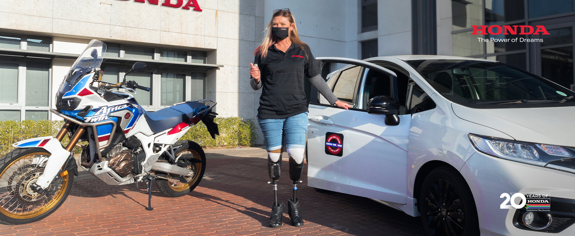 Honda Motor Southern Africa supports Riding for a Limb Honda Motor Southern Africa supports Riding for a Limb