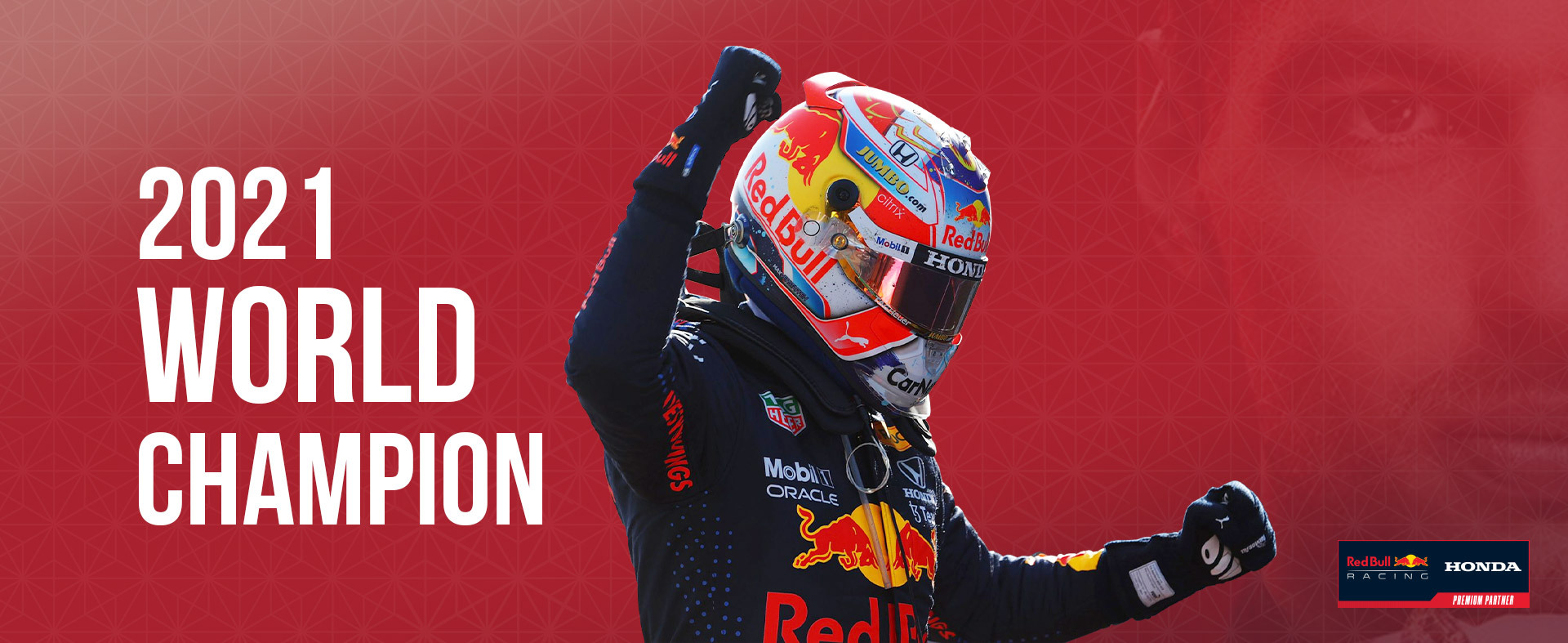 Max Verstappen is F1 world champion with Honda Max Verstappen is F1 world champion with Honda