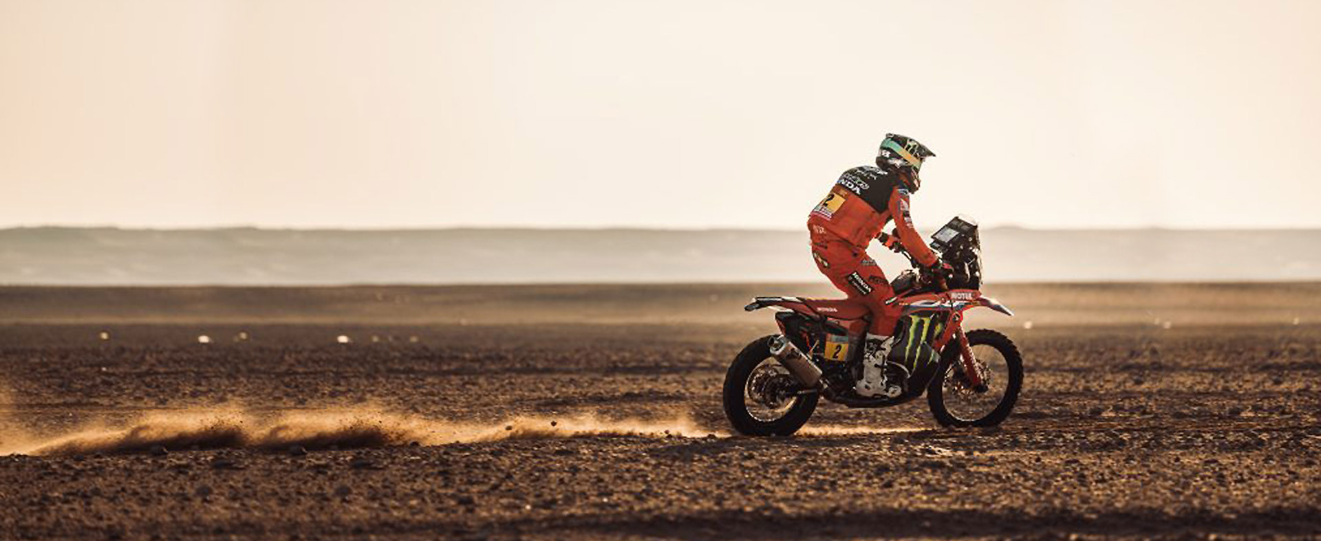 Monster Energy Honda Team one-two for Barreda and Quintanilla on the Dakar’s longest special Monster Energy Honda Team one-two for Barreda and Quintanilla on the Dakar’s longest special