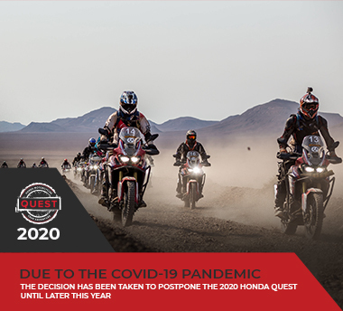 HONDA QUEST TRUE ADVENTURE 2020 POSTPONED DUE TO COVID-19