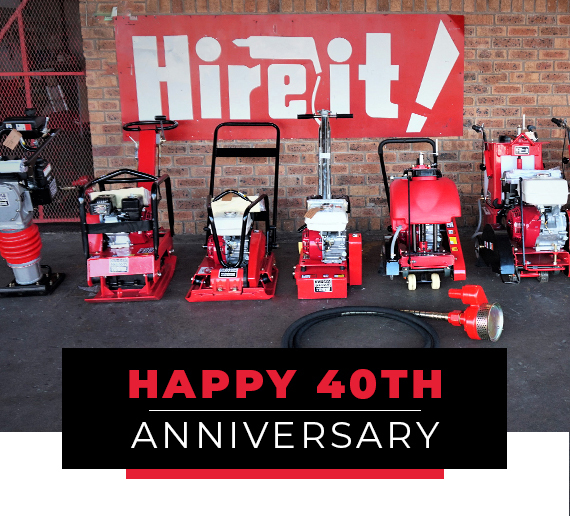 Hire It celebrates 40 years partnership with Honda