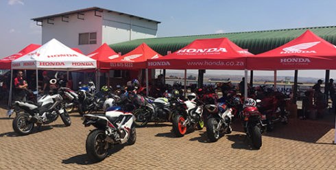 Honda Motorcycles track demo day at Red Star Raceway